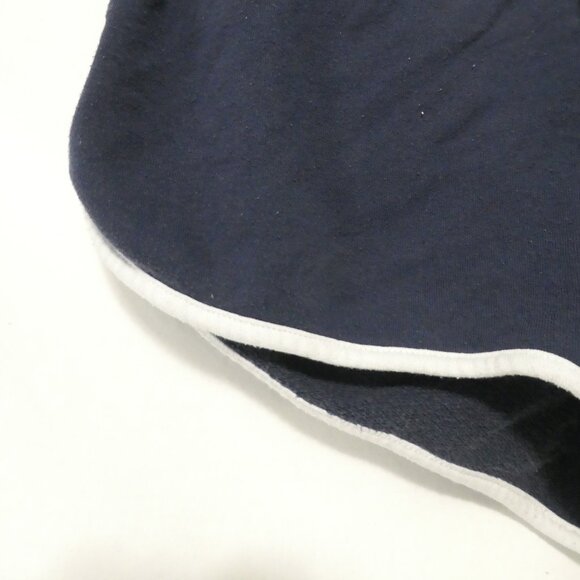 H&M - Divided - Basic | medium | Navy Blue Sweat Shorts With White Trim - Picture 6 of 14